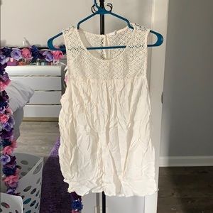 Cream tank top